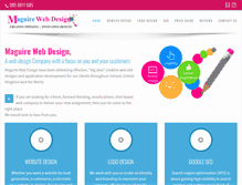 Tablet Screenshot of maguirewebdesign.com